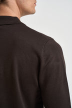 Polo uomo a maniche lunghe moro MIM274 MORO MORO 