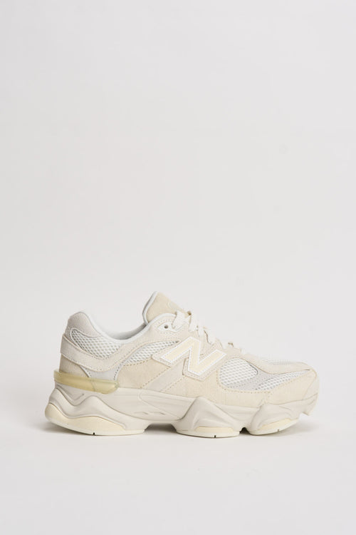 Sneakers uomo 9060 bianche e panna