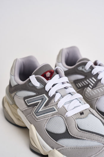 Sneakers donna 9060 grigia e bianca - 4