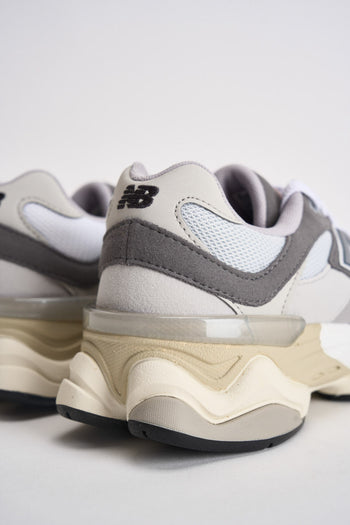 Sneakers donna 9060 grigia e bianca - 7