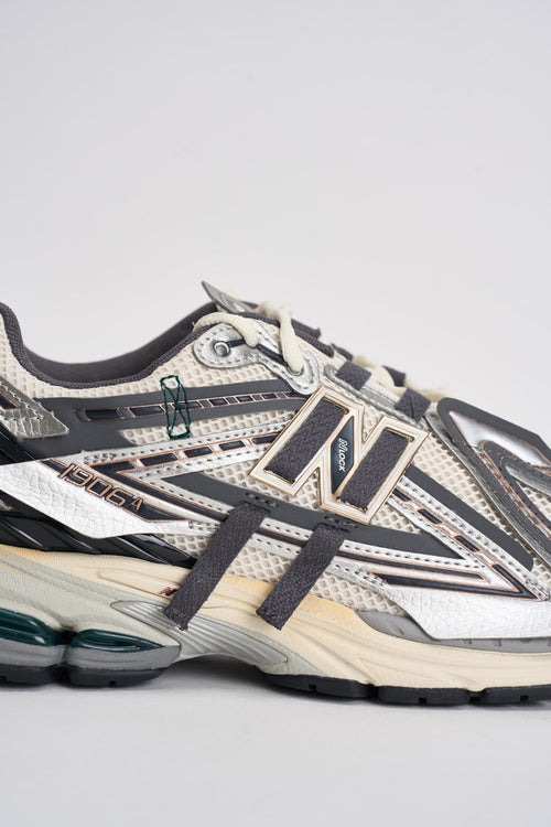 Sneakers uomo 1906A panna e grigio - 2