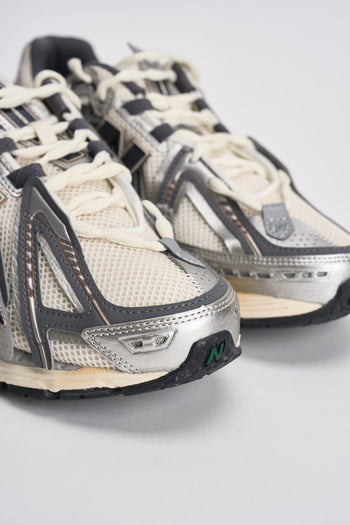 Sneakers uomo 1906A panna e grigio - 4