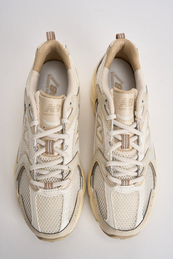 Sneakers donna 530 panna e beige - 7