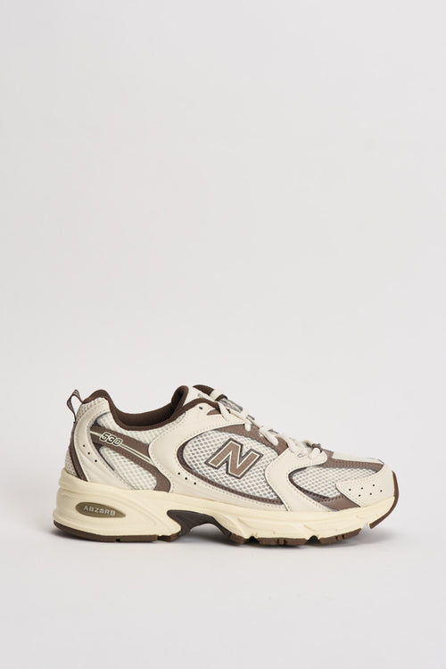 Sneakers donna 530 panna e marrone