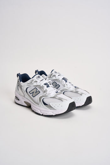 Sneakers donna 530 bianche e blu - 3