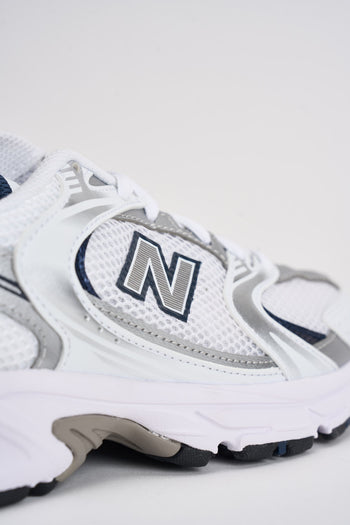 Sneakers donna 530 bianche e blu - 9