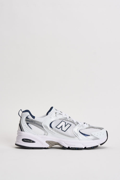 Sneakers donna 530 bianche e blu