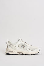 Sneakers uomo 530 bianche e tortora U530. CSB NEW BALANCE 