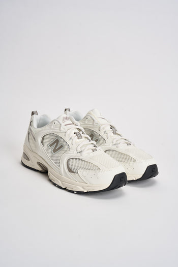 Sneakers uomo 530 bianche e tortora - 4