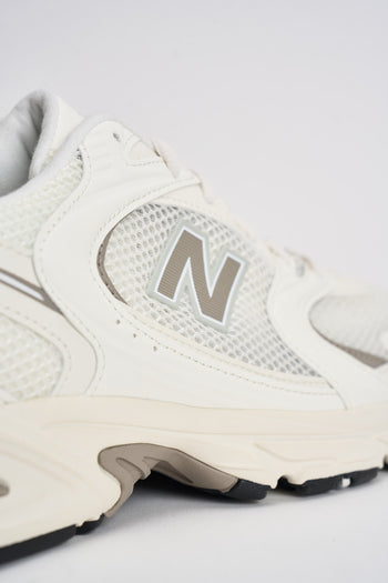 Sneakers uomo 530 bianche e tortora - 10