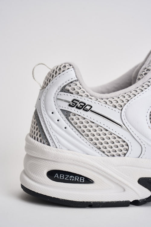 Sneakers uomo 530 bianche e nere - 2