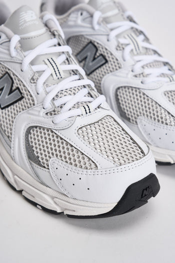 Sneakers uomo 530 bianche e nere - 6