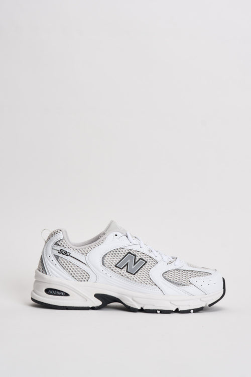 Sneakers uomo 530 bianche e nere