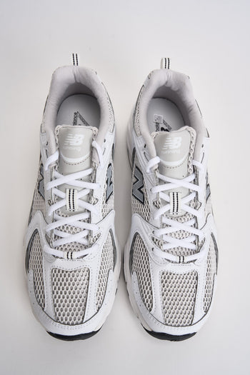 Sneakers uomo 530 bianche e nere - 7