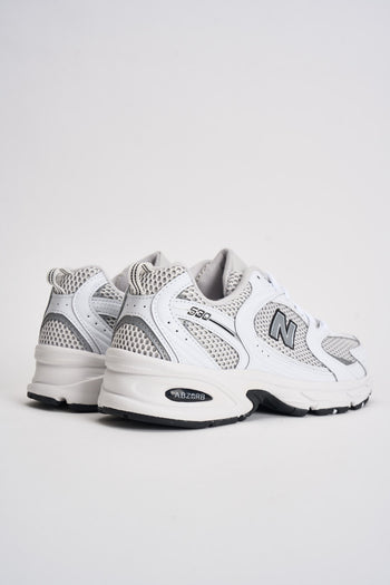 Sneakers uomo 530 bianche e nere - 8