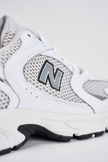 Sneakers uomo 530 bianche e nere - 10