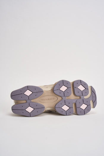 Sneakers donna 9060 lilla e panna - 11