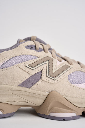 Sneakers donna 9060 lilla e panna - 3
