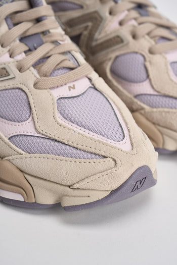 Sneakers donna 9060 lilla e panna - 6