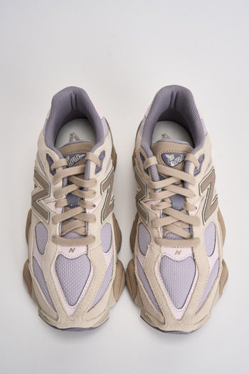 Sneakers donna 9060 lilla e panna - 7