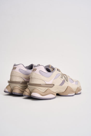 Sneakers donna 9060 lilla e panna - 8