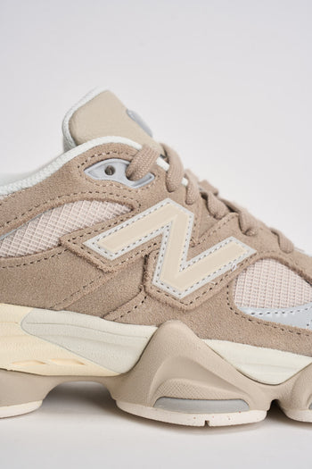 Sneakers donna 9060 beige e panna - 3
