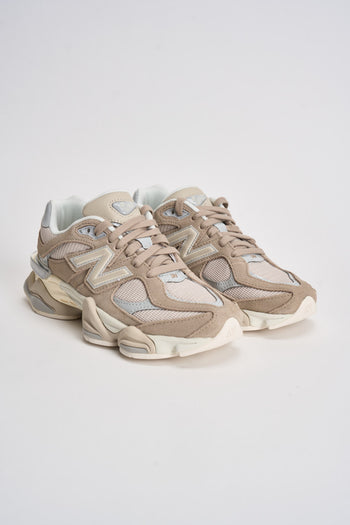 Sneakers donna 9060 beige e panna - 4