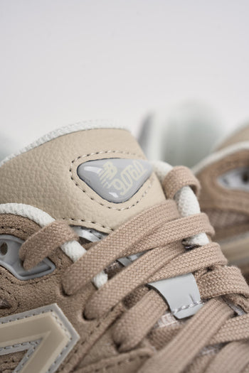 Sneakers donna 9060 beige e panna - 7