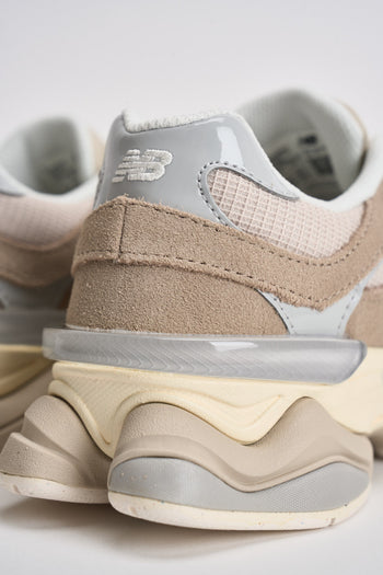 Sneakers donna 9060 beige e panna - 10