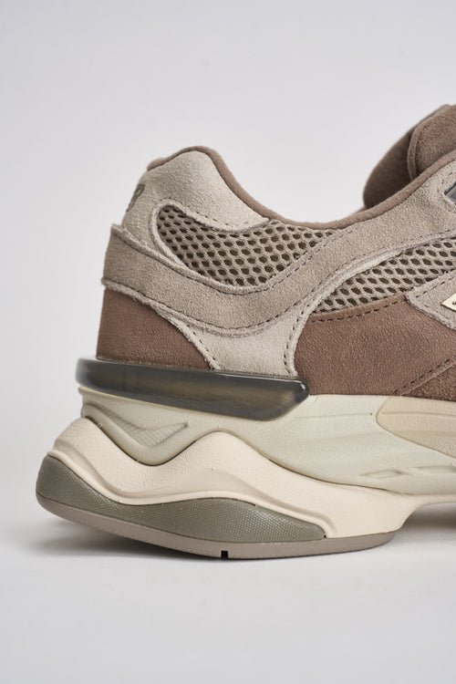 Sneakers uomo 9060 marrone e tortora - 2
