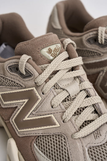 Sneakers uomo 9060 marrone e tortora - 5