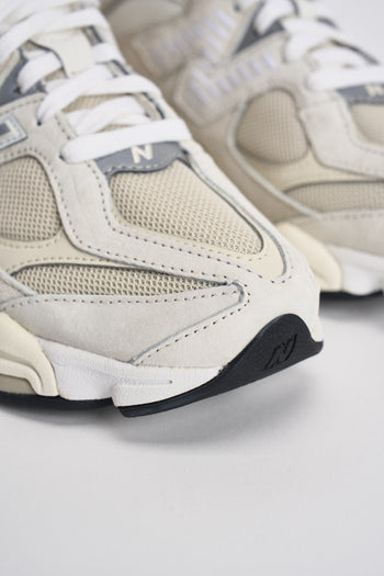 Sneakers donna 9060 bianca e panna - 6