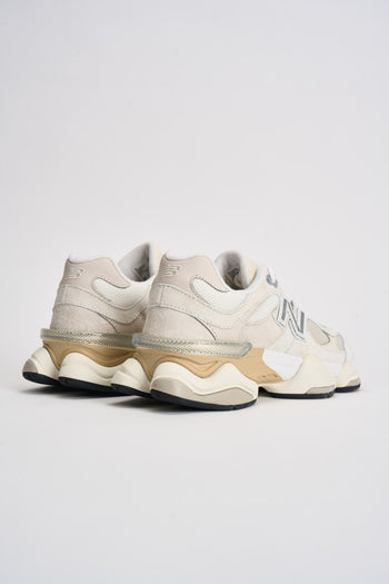 Sneakers donna 9060 bianca e panna - 9