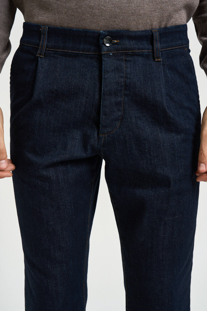Jeans uomo regular in denim scuro 2587QP FARABLU OFFICINA 