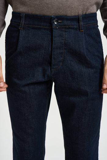 Jeans uomo regular in denim scuro - 5