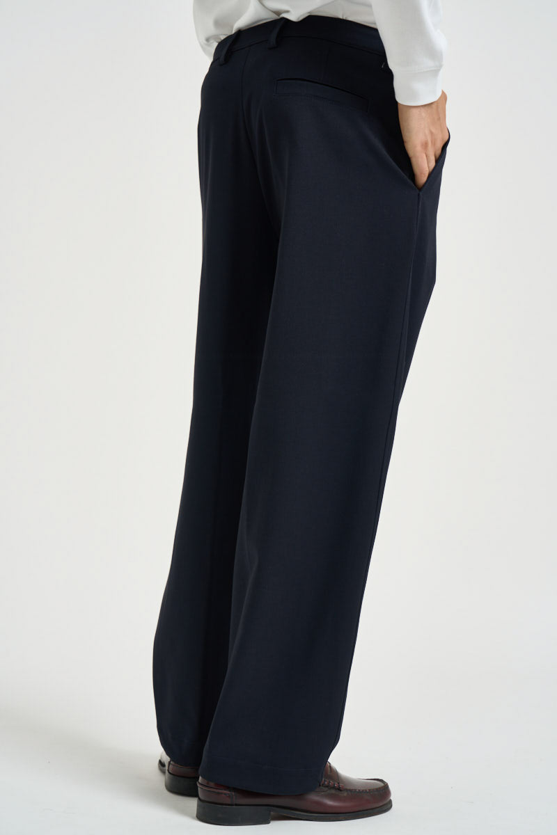 Pantalone uomo gamba dritta blu navy 2790 CLESBLU OFFICINA 