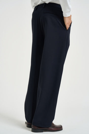 Pantalone uomo gamba dritta blu navy - 4