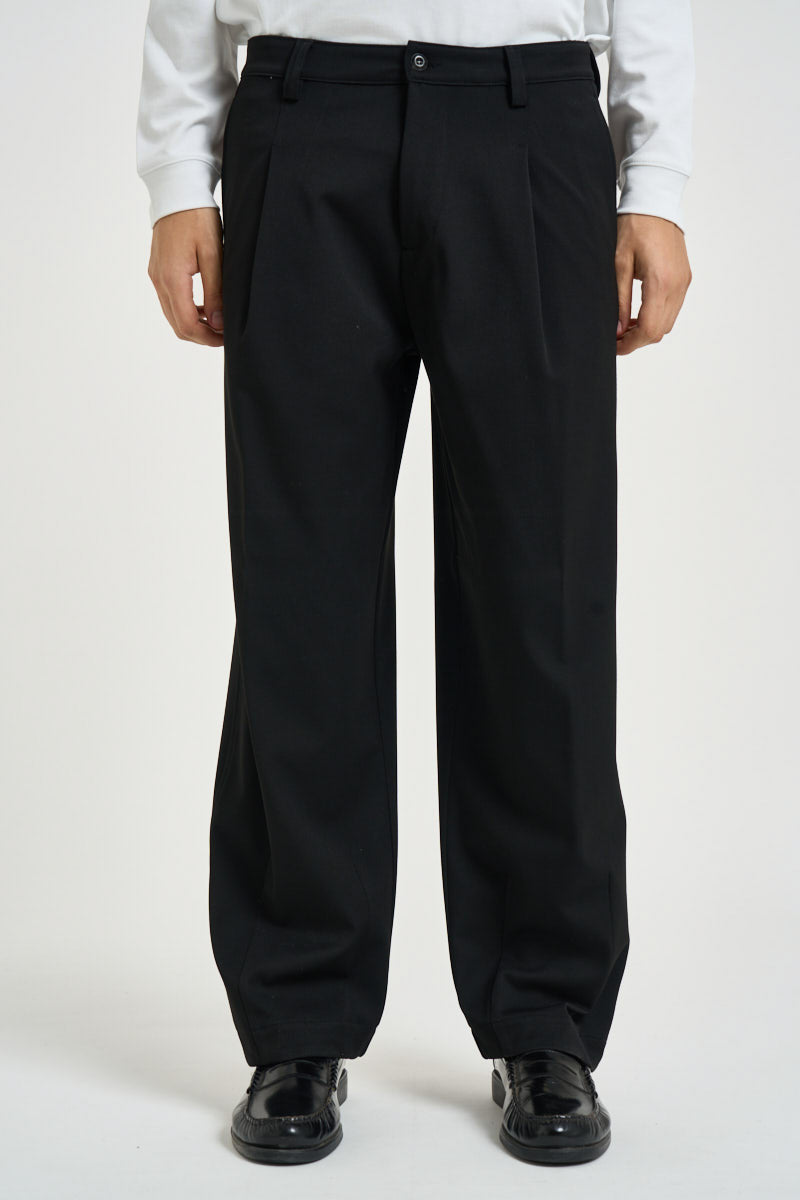 Pantalone uomo gamba dritta nero 2790 CLESNERO OFFICINA 