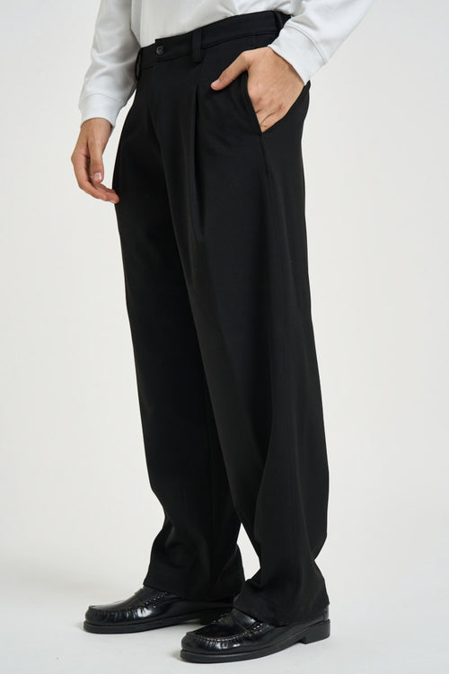 Pantalone uomo gamba dritta nero - 2