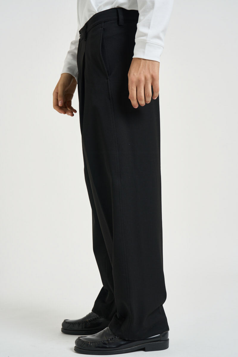 Pantalone uomo gamba dritta nero 2790 CLESNERO OFFICINA 