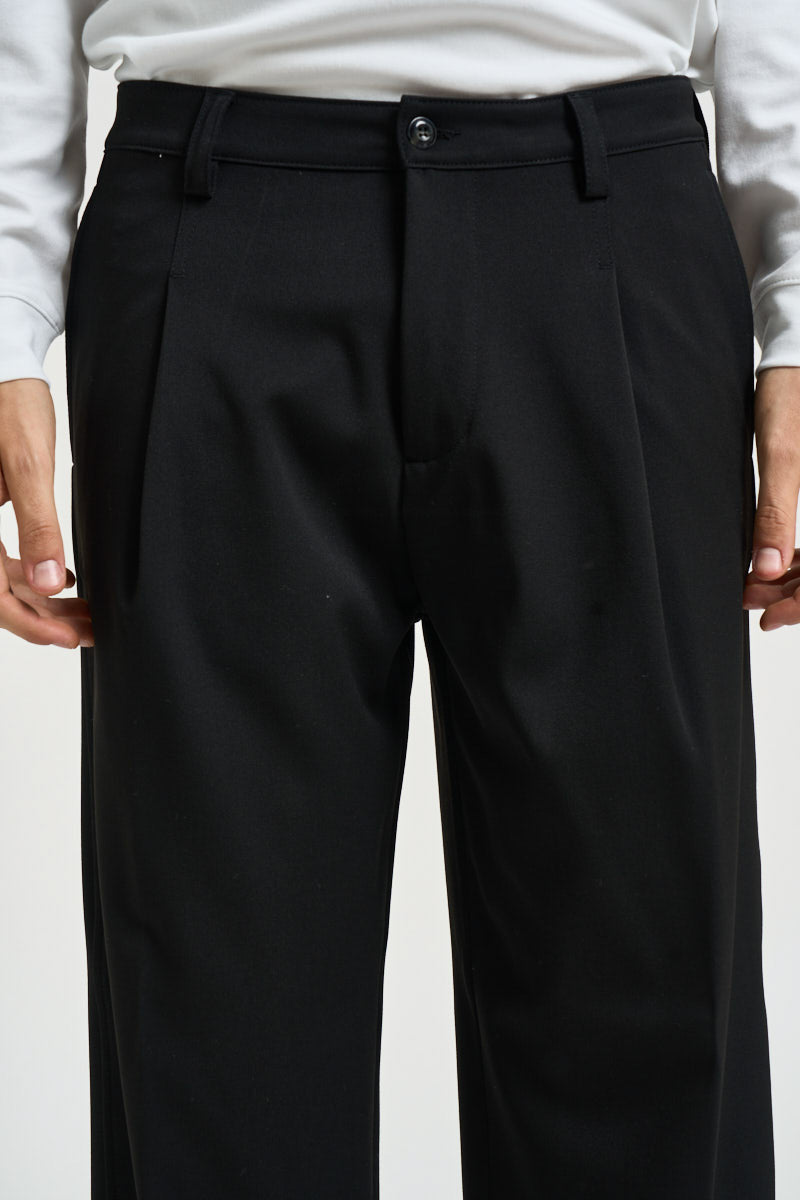 Pantalone uomo gamba dritta nero 2790 CLESNERO OFFICINA 
