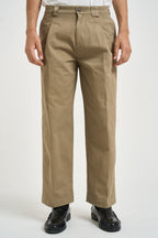 Pantalone uomo con pinces sabbia 2791 BRECCODESERTO OFFICINA 