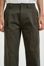 Pantalone uomo con pinces verde militare 2791 BRECCOMILITARE OFFICINA 