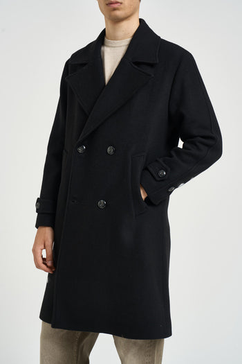 Cappotto uomo midi nero - 3