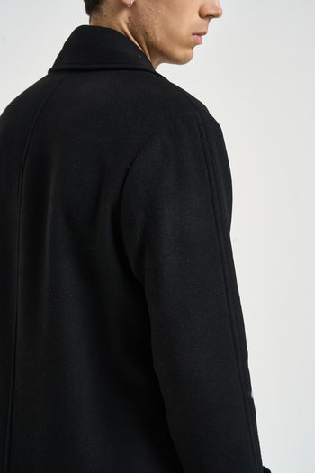 Cappotto uomo midi nero - 6