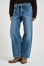 Jeans donna balloon denim medio 15325796 MEDIUM BLU ONLY 