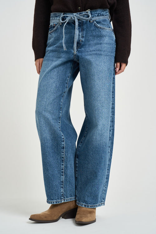 Jeans donna balloon denim medio - 1