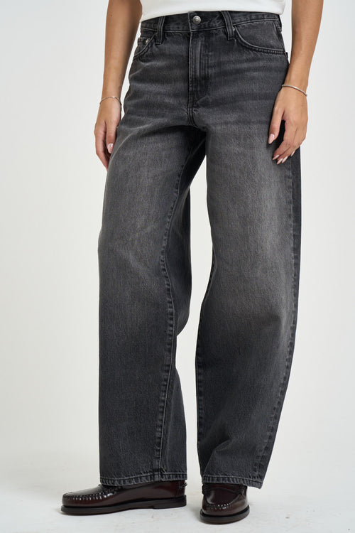 Jeans donna Ballon in denim grigio - 2