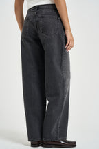 Jeans donna Ballon in denim grigio 15347094 WASHED BLACK ONLY 