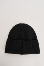 Berretto donna a coste nero 15376330 BLACK ONLY 